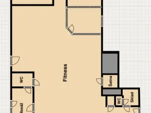 Pronájem obchodního prostoru, Praha - Smíchov, Kobrova, 276 m2