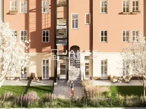 Pronájem bytu 2+kk, Praha - Smíchov, Grafická, 35 m2