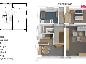 Prodej rodinného domu, Staré Hodějovice, Kohoutova, 189 m2