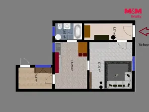 Prodej rodinného domu, Nový Bydžov - Chudonice, Alberto Vojtěcha Friče, 48 m2