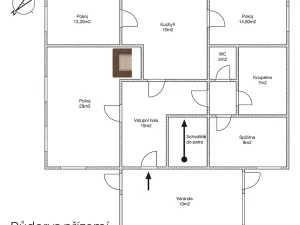 Prodej chalupy, Roudno, 173 m2