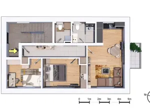 Prodej bytu 3+kk, Praha - Košíře, Nad zámečkem, 60 m2