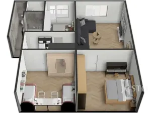 Prodej bytu 3+1, Písek, Harantova, 75 m2