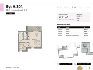 Prodej bytu 2+kk, Lipno nad Vltavou, 62 m2