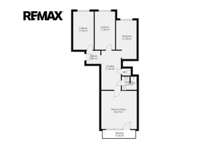 Prodej bytu 3+1, Praha - Modřany, Platónova, 74 m2