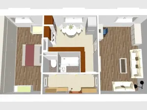 Prodej bytu 2+1, Kuřim, Na Královkách, 55 m2