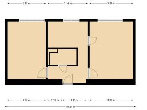 Pronájem bytu 2+1, Most, Jaroslava Vrchlického, 52 m2
