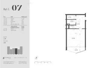 Prodej bytu 1+kk, Zbýšov, čtvrť Padělky, 54 m2