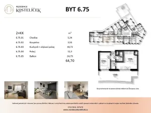 Prodej bytu 2+kk, Pardubice, Štrossova, 65 m2