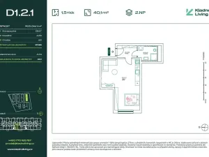 Prodej bytu 1+kk, Kladno, Pražská, 38 m2