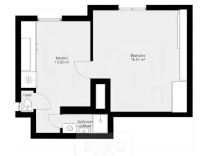 Pronájem bytu 1+1, Praha - Žižkov, Chelčického, 40 m2