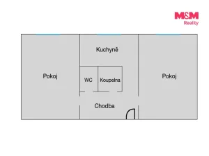 Prodej bytu 2+1, Karviná - Ráj, Víta Nejedlého, 52 m2