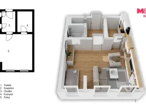Prodej bytu 1+1, Mladá Boleslav - Mladá Boleslav II, tř. Václava Klementa, 32 m2