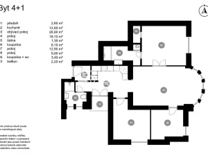 Prodej bytu 4+1, Praha - Bubeneč, 101 m2