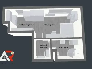 Prodej bytu 1+kk, Brno, Přírodní, 37 m2