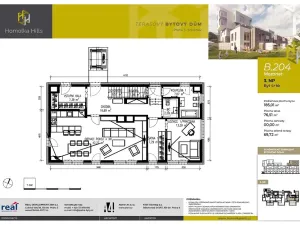 Prodej bytu 5+kk, Praha - Smíchov, Akáciová, 185 m2