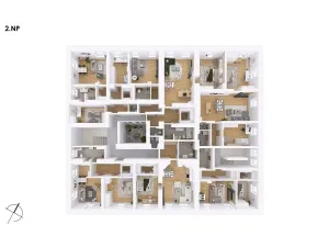 Prodej bytu 2+kk, Postupice, Blanická, 55 m2