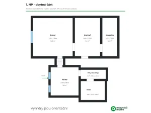 Prodej rodinného domu, Zakřany, 60 m2