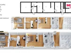 Prodej rodinného domu, Lužná, Masarykovo nám., 165 m2