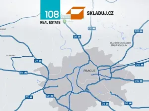 Pronájem skladu, Kozomín, 7600 m2
