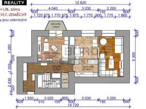 Prodej bytu 2+1, Kralupy nad Vltavou, 65 m2
