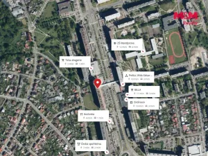 Pronájem bytu 1+1, Hradec Králové - Nový Hradec Králové, třída Edvarda Beneše, 42 m2