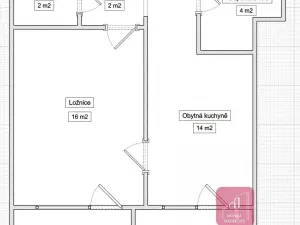 Prodej bytu 2+kk, Brno, Vychodilova, 42 m2