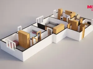 Prodej bytu 3+1, Kostelec nad Labem, Neratovická, 61 m2
