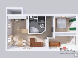 Prodej bytu 3+kk, Vochov, 70 m2