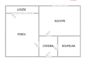 Pronájem bytu 1+1, Bechyně, Písecká, 36 m2