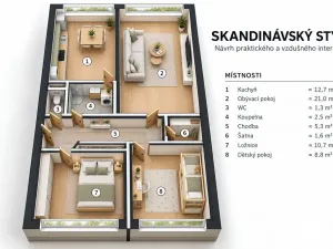 Prodej bytu 3+1, Neratovice, Kojetická, 63 m2
