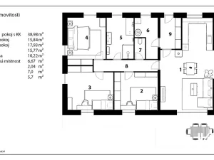 Prodej rodinného domu, Žehušice, 120 m2