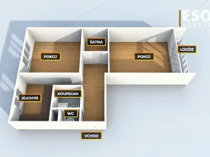 Prodej bytu 2+1, Ostrava, Lumírova, 61 m2