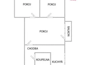 Prodej bytu 3+1, Olomouc, Fragnerova, 61 m2
