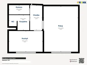 Pronájem bytu 1+1, Hradec Králové, Jana Masaryka, 32 m2