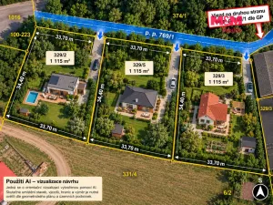 Prodej pozemku pro bydlení, Bor - Boječnice, 1115 m2