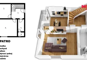 Prodej bytu 3+1, Náchod, Vodárenská, 79 m2