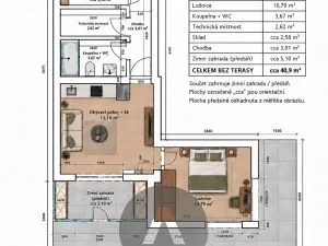 Prodej bytu 2+kk, Brno, 60 m2
