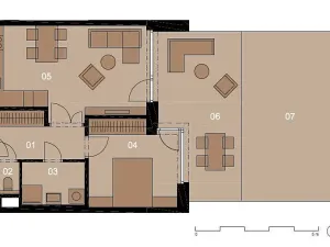 Pronájem bytu 2+kk, Praha - Stodůlky, Mládí, 53 m2