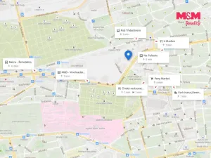 Pronájem bytu 1+kk, Praha - Strašnice, Ramonova, 27 m2