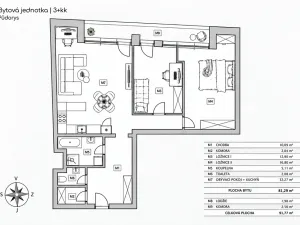 Prodej bytu 3+kk, Praha - Stodůlky, Petržílkova, 92 m2