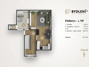 Prodej rodinného domu, Kladruby, 99 m2