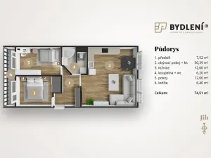 Prodej bytu 3+kk, Teplice, Javorová, 74 m2