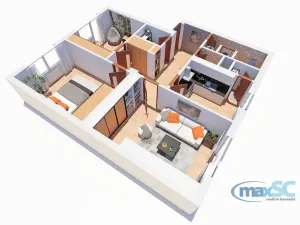Prodej bytu 3+1, Hradec Králové, Pouchovská, 80 m2