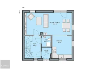 Prodej rodinného domu, Choťánky, 97 m2