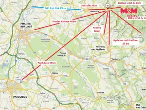 Prodej pozemku pro bydlení, Kounov - Rozkoš, 2023 m2