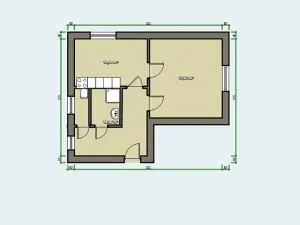 Pronájem bytu 1+1, Lanškroun, B. Smetany, 51 m2
