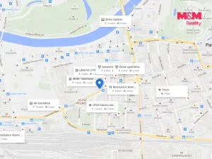 Prodej bytu 1+kk, Pardubice - Zelené Předměstí, Palackého třída, 31 m2