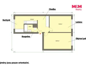 Pronájem bytu 2+1, Cheb, Do Zátiší, 63 m2