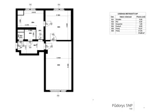 Pronájem bytu 2+1, Česká Třebová, Nové náměstí, 53 m2